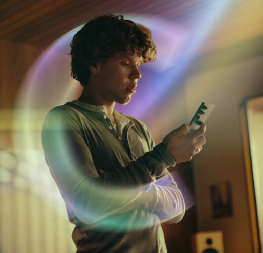 Cinematic guy phone