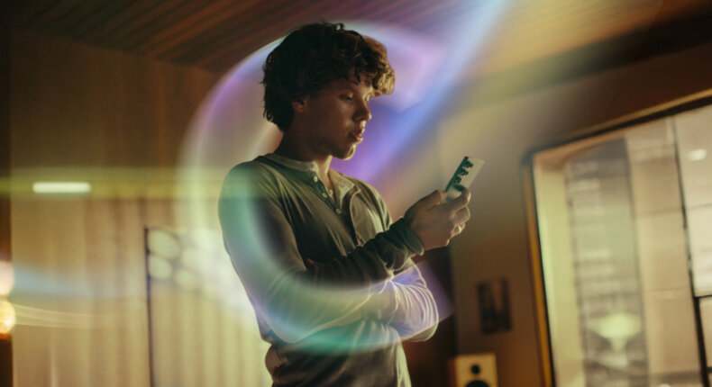 Cinematic guy phone