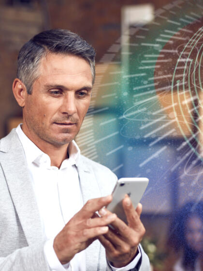 Solutions-man with phone authentication overlay-content-840x1120